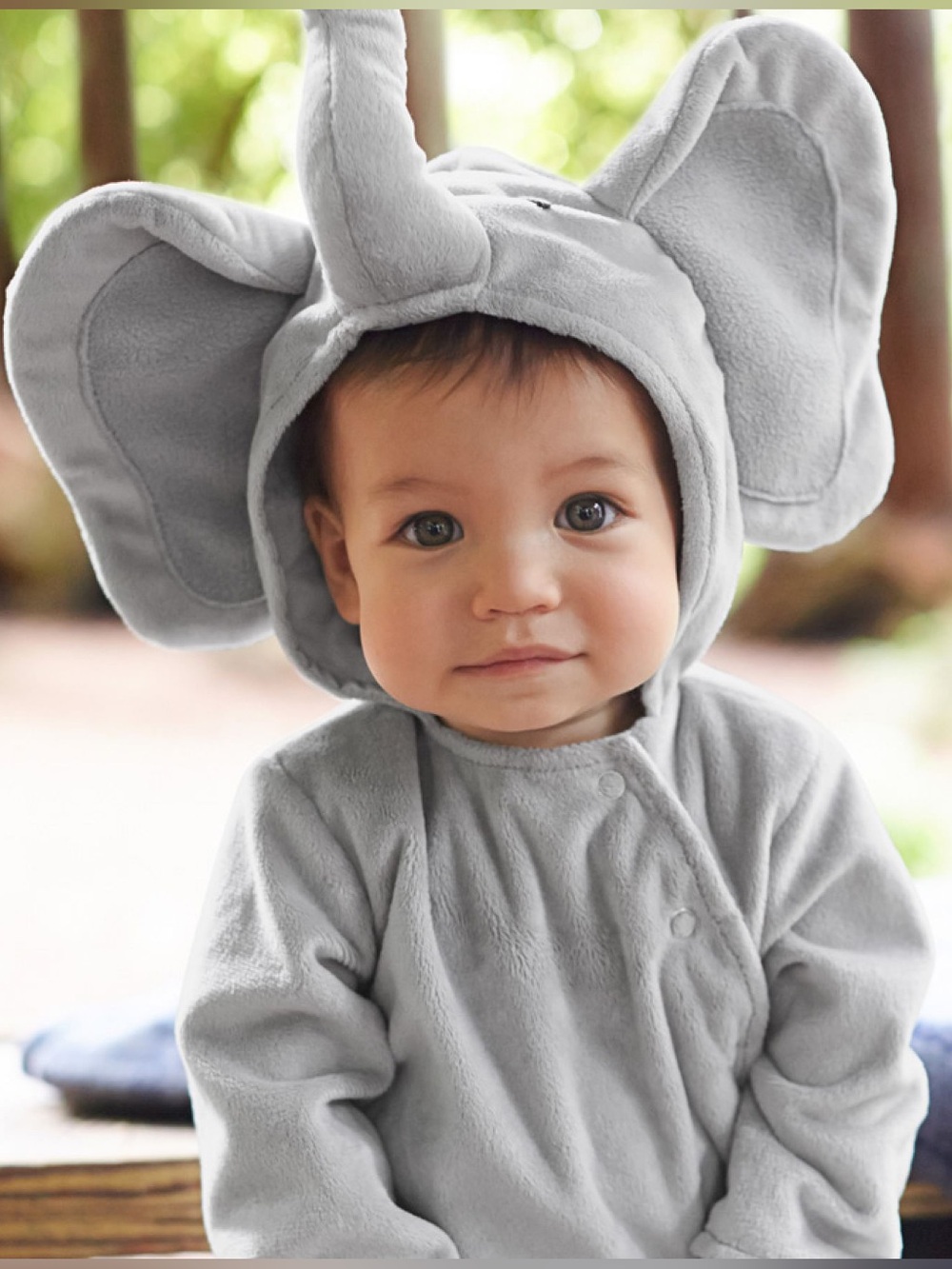Pottery Barn- Baby Elephant One-Piece Romper